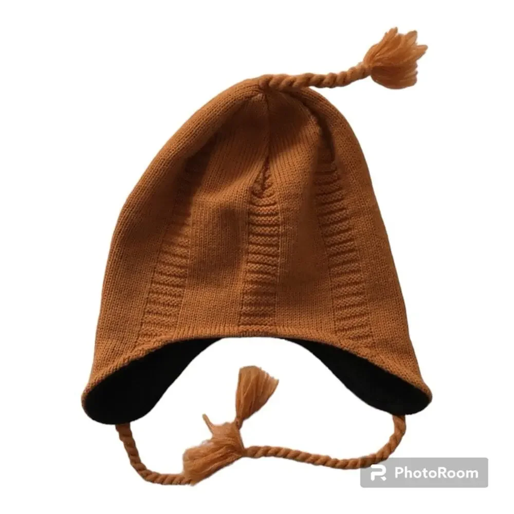 Screamer Kids Winter Hat Toddler Mustard Yellow